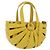 Bottega Veneta Borsa The Shell in pelle 2way Gialla Auth 206926V Giallo