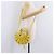 Bottega Veneta Borsa The Shell in pelle 2way Gialla Auth 206926V Giallo - vista 27