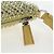PRADA Schultertasche Satin Strass Gold Auth BA16050M Golden - Ansicht 17