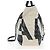 Borsa Tote a Tracolla con Catena CHANEL PVC Canvas 2way Nero Argento CC Auth LN223M - vista 6