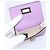Portafoglio Compatto FENDI Peek A Boo in Pelle Viola Argento 8M0426 Auth LN099M Porpora - vista 13
