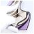 Portafoglio Compatto FENDI Peek A Boo in Pelle Viola Argento 8M0426 Auth LN099M Porpora - vista 19