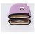 Portafoglio Compatto FENDI Peek A Boo in Pelle Viola Argento 8M0426 Auth LN099M Porpora - vista 4
