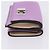 Portafoglio Compatto FENDI Peek A Boo in Pelle Viola Argento 8M0426 Auth LN099M Porpora - vista 5