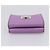 Portafoglio Compatto FENDI Peek A Boo in Pelle Viola Argento 8M0426 Auth LN099M Porpora - vista 6