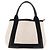 Borsa a Mano Balenciaga Cabas Navy Canvas Bianco Argento 339933 Auth 205373V - vista 3