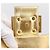 Borsa a tracolla FENDI Mamma Baguette in pelle dorata Auth BA16067SAM D'oro - vista 24