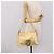 Borsa a tracolla FENDI Mamma Baguette in pelle dorata Auth BA16067SAM D'oro - vista 25