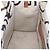 Céline CELINE Small Cabas Tice Hand Bag Canvas 2way White Gold Auth BA15751 Weiß Golden - Ansicht 21