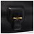 Hermès Bolsa de Ombro HERMES Dolly em Couro Preto e Ouro Auth bs37332 Dourado - vista 16