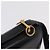 Hermès Bolsa de Ombro HERMES Dolly em Couro Preto e Ouro Auth bs37332 Dourado - vista 9