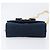 Borsa a tracolla Salvatore Ferragamo Vala Chain in camoscio blu navy e oro Auth 207538 - vista 10