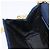 Borsa a tracolla Salvatore Ferragamo Vala Chain in camoscio blu navy e oro Auth 207538 - vista 21