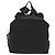Mochila PRADA Nylon Black Silver Auth 204626V Preto Prata - vista 2