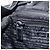 Mochila PRADA Nylon Black Silver Auth 204626V Preto Prata - vista 33