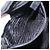 Mochila PRADA Nylon Black Silver Auth 204626V Preto Prata - vista 34