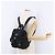 Mochila PRADA Nylon Black Silver Auth 204626V Preto Prata - vista 35