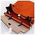 Hermès HERMES Herbag Ad PM Backpack Canvas Leather 2way Orange Gold Auth 204861M Golden - view 23