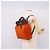 Hermès HERMES Herbag Ad PM Backpack Canvas Leather 2way Orange Gold Auth 204861M Golden - view 31