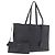 Autre Marque Saint Laurent Tote Bag Leder Schwarz Silber 600261 Auth ka6434V