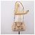 Miu Miu Handtasche Leder 2way Beige Silver Auth 167730A Silber - Ansicht 23