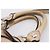 Miu Miu Handtasche Leder 2way Beige Silver Auth 167730A Silber - Ansicht 8