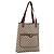 Borsa Tote GUCCI GG Supreme Web Sherry Line PVC Beige Gold 40 02 003 Auth 207471A D'oro