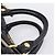 Borsa a mano Miu Miu con fiocco laterale in pelle 2way Nero Oro Auth am12763M D'oro - vista 14