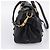 Borsa a mano Miu Miu con fiocco laterale in pelle 2way Nero Oro Auth am12763M D'oro - vista 4
