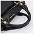 Borsa a mano Miu Miu con fiocco laterale in pelle 2way Nero Oro Auth am12763M D'oro - vista 8
