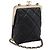 CHANEL Kettenbeutel aus Lammleder Schwarz Goldfarben CC Auth 206632SAV