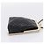 CHANEL Kettenbeutel aus Lammleder Schwarz Goldfarben CC Auth 206632SAV - Ansicht 5