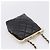 CHANEL Kettenbeutel aus Lammleder Schwarz Goldfarben CC Auth 206632SAV - Ansicht 6