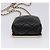 CHANEL Kettenbeutel aus Lammleder Schwarz Goldfarben CC Auth 206632SAV - Ansicht 9