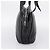 LOEWE Schultertasche Leder Schwarz Silber Authentisch 205333V - Ansicht 3
