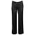 Prada Sport gerade geschnittene Hose aus technischem Satin in Schwarz