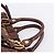 Miu Miu Handtasche Leder 2way Braun Gold Authentisch BA15765V Golden - Ansicht 14