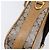 Céline Borsa a tracolla CELINE C Sulky Horse Carriage Coated Canvas Beige Gold Auth 206924 D'oro - vista 16