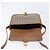 Céline Borsa a tracolla CELINE C Sulky Horse Carriage Coated Canvas Beige Gold Auth 206924 D'oro - vista 18