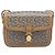 Céline Borsa a tracolla CELINE C Sulky Horse Carriage Coated Canvas Beige Gold Auth 206924 D'oro - vista 2
