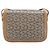Céline Borsa a tracolla CELINE C Sulky Horse Carriage Coated Canvas Beige Gold Auth 206924 D'oro - vista 3