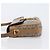 Céline Borsa a tracolla CELINE C Sulky Horse Carriage Coated Canvas Beige Gold Auth 206924 D'oro - vista 5