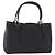 Borsa Tote GUCCI GG Canvas Nero Argento 115015 Auth ka6491