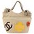 CHANEL Tote Bag Canvas Beige Brown CC Auth 206605 Braun - Ansicht 2