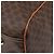 Céline Sac Boston CELINE Macadam PVC Marron Doré Auth gh2383A - vue 11