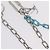 LOUIS VUITTON Portachiavi Ciondolo forma LV metallo Silver MP2619 LV Auth 206379M Argento - vista 16