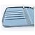 Hermès HERMES Agenda Vision 2 Day Planner Cover Leather Light Blue Silver Auth BA16011V Plata Azul claro - vista 18