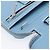 Hermès HERMES Agenda Vision 2 Day Planner Cover Leather Light Blue Silver Auth BA16011V Plata Azul claro - vista 23