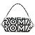 Borsa a tracolla FENDI Mamma Baguette in pelle Mark Jacobs Nera 8BR600 Auth 206295M Nero Argento - vista 5