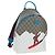 Zaino per bambini GUCCI GG Supreme PVC Beige Silver 851222 Auth LN211M Argento